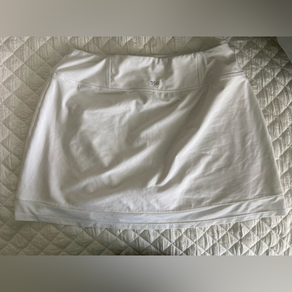 White tennis skirt!